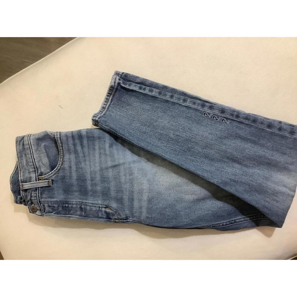 Etica Button Fly Mid Wash Skinny Jeans 26 Denim Casual Luxury Fall Winter Basics